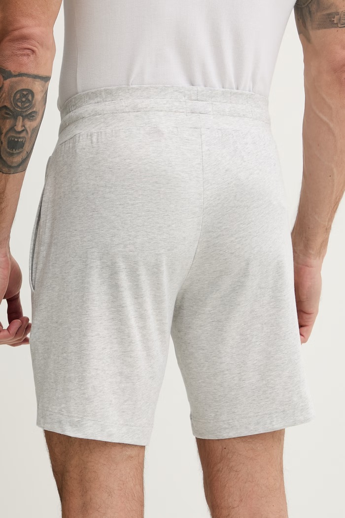 Oblačila HUGO kratek spodnji del pižame moški z bombažem Laze Shorts CW 50525247 siva
