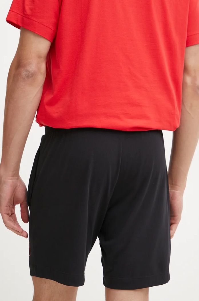 Oblečení HUGO pyžamové šortky pánské s bavlnou Laze Shorts CW 50525247 černá