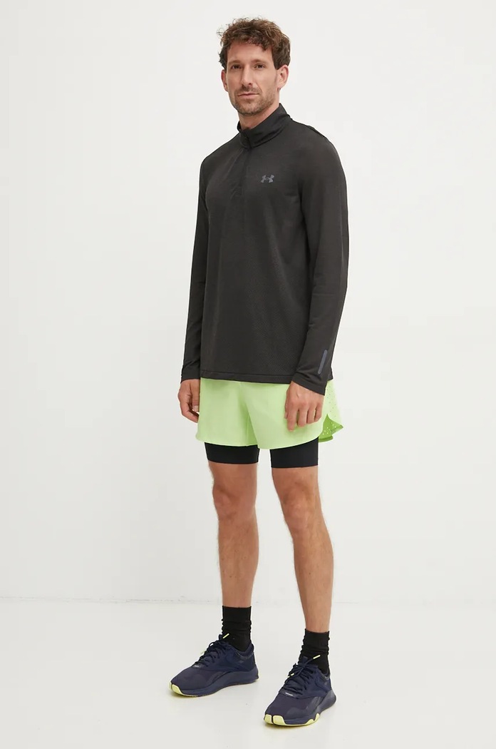 Joggingová mikina Under Armour Seamless Stride 1378168 černá AW24