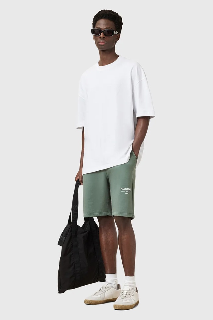 Bavlnené šortky AllSaints UNDRGRND SWEATSHORT M002TC