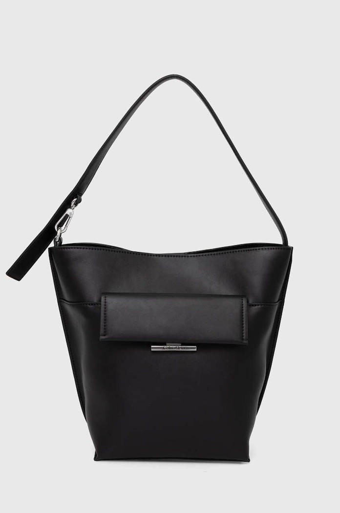 Calvin Klein torebka nie mieści A4 czarny K60K612109