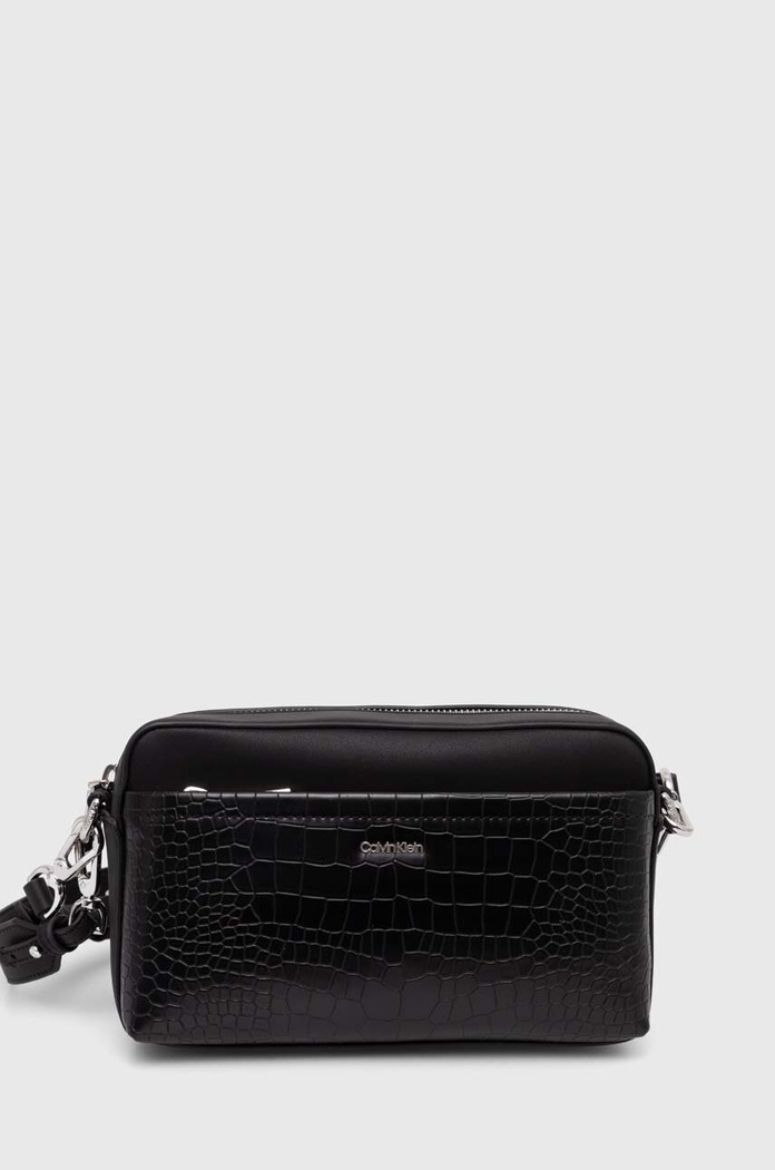Τσάντα Calvin Klein συνθετικό μαύρο K60K612110