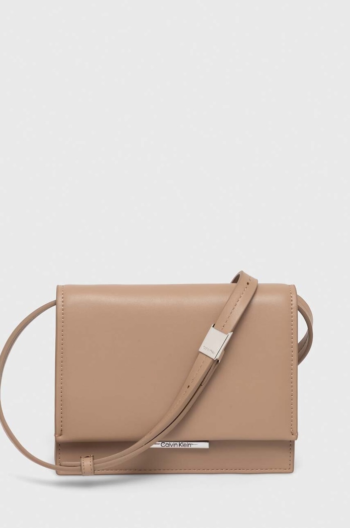 Kabelka Calvin Klein nevejde se A4 béžová K60K612115
