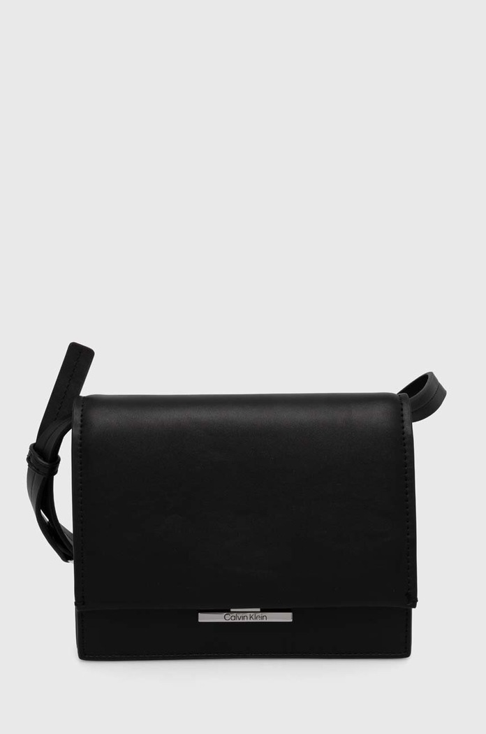 Calvin Klein torebka nie mieści A4 czarny K60K612115