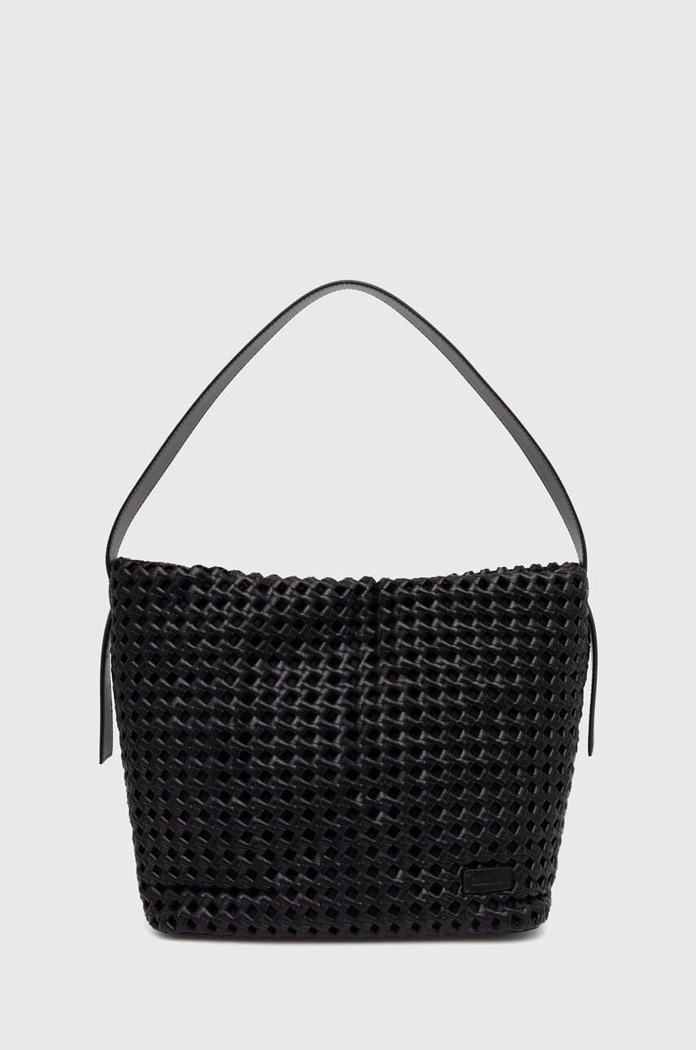 Kabelka Calvin Klein hladký černá K60K612131
