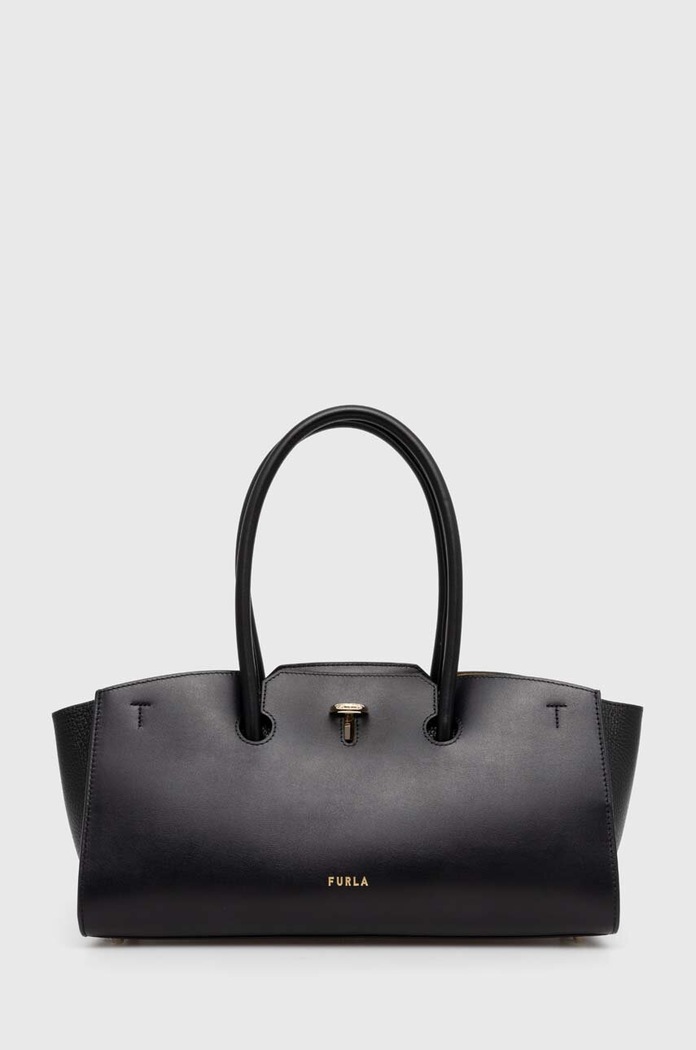 Furla torebka skórzana skóra licowa czarny WB01254.BX0053.O6000