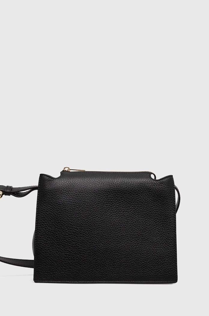 Kožená kabelka Furla přírodní kůže černá WB01275.HSF000.O6000