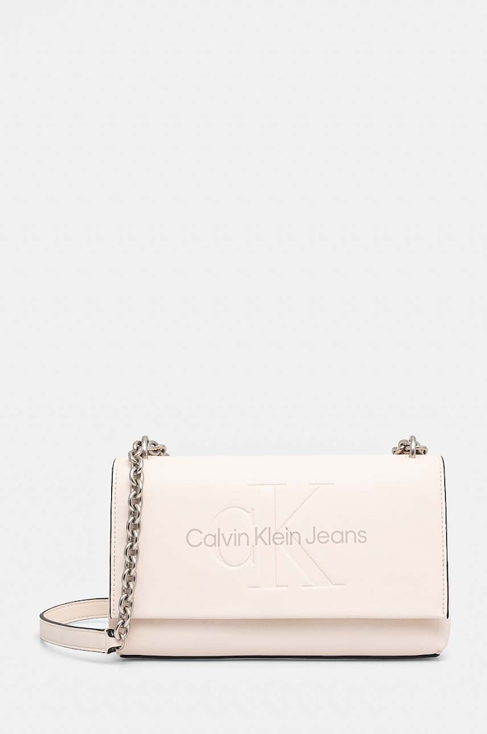 Calvin Klein Jeans poseta nu incape in A4 bej K60K612221