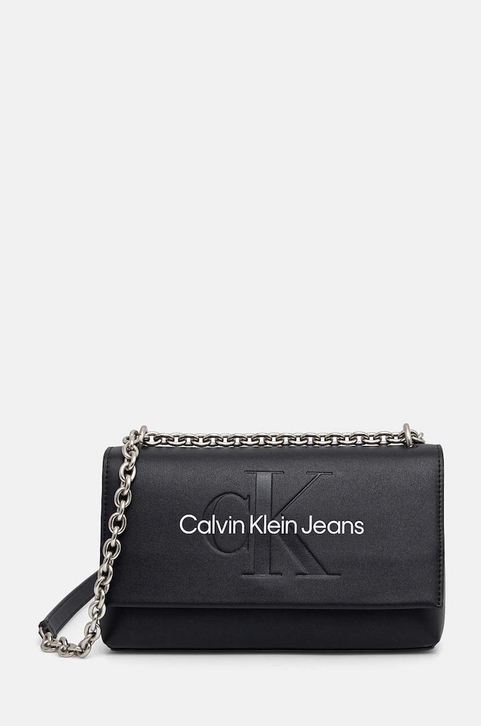 Calvin Klein Jeans torebka nie mieści A4 czarny K60K612221