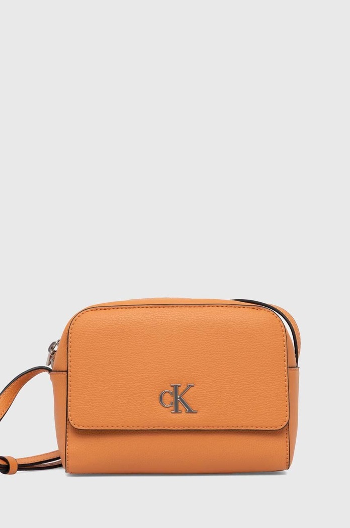 Kabelka Calvin Klein Jeans hladký oranžová K60K612234
