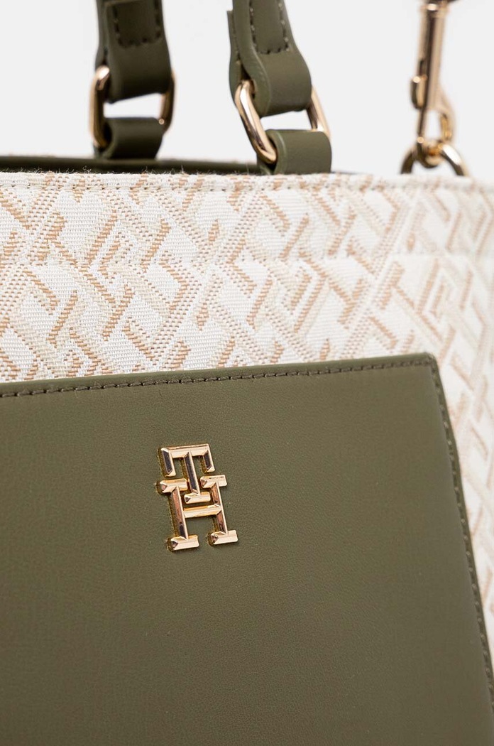 Kabelka Tommy Hilfiger zelená AW0AW16707