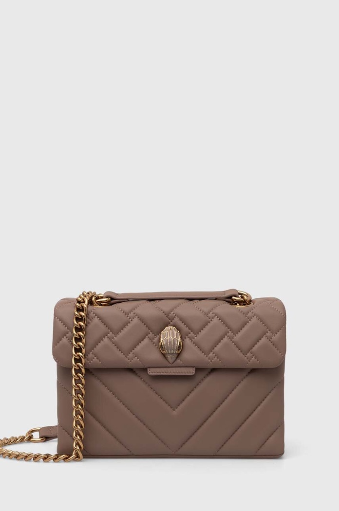 Kurt Geiger London bőr táska KENSINGTON BAG E nappa bőr bézs 2709647109