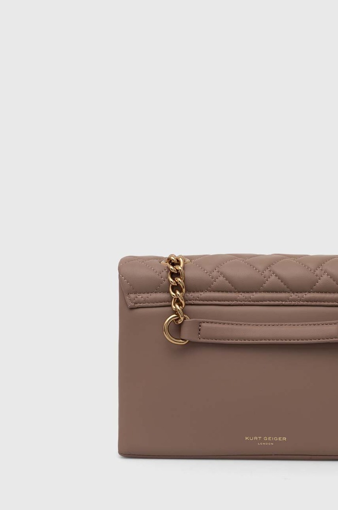 Kiegészítők Kurt Geiger London bőr táska KENSINGTON BAG E 2709647109 bézs