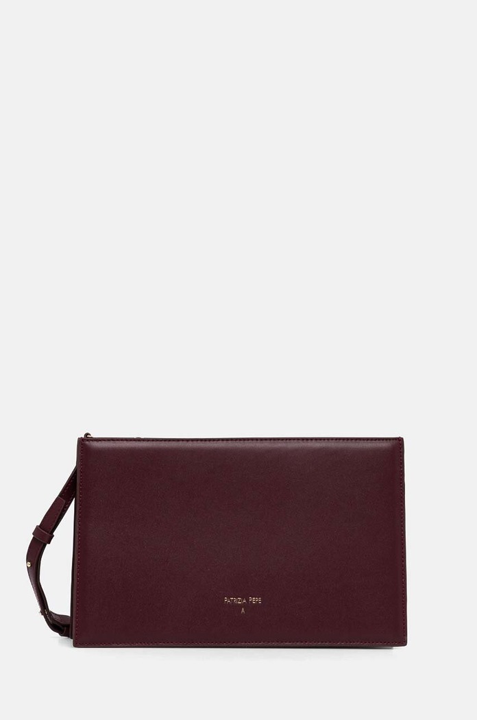 Patrizia Pepe poseta de piele uni burgundia 8B0214.L061