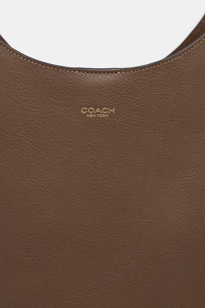 Kožená kabelka Coach Brooklyn Shoulder Bag 39 hnedá CU044