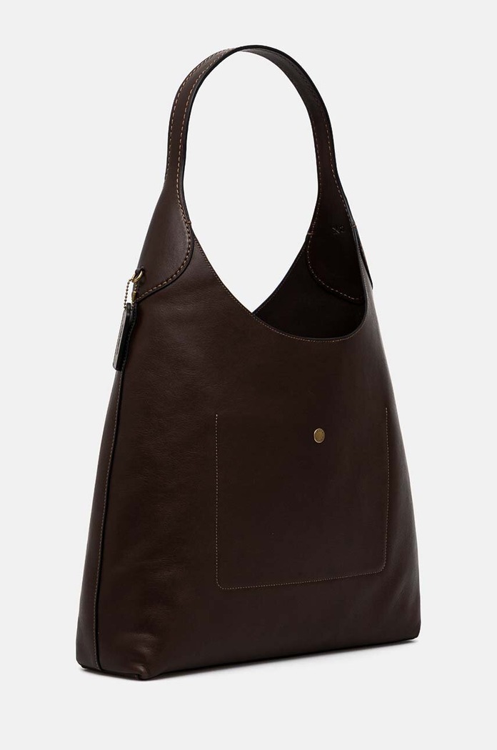 Аксесуари Шкіряна сумочка Coach Brooklyn Shoulder Bag 39 CU044 коричневий