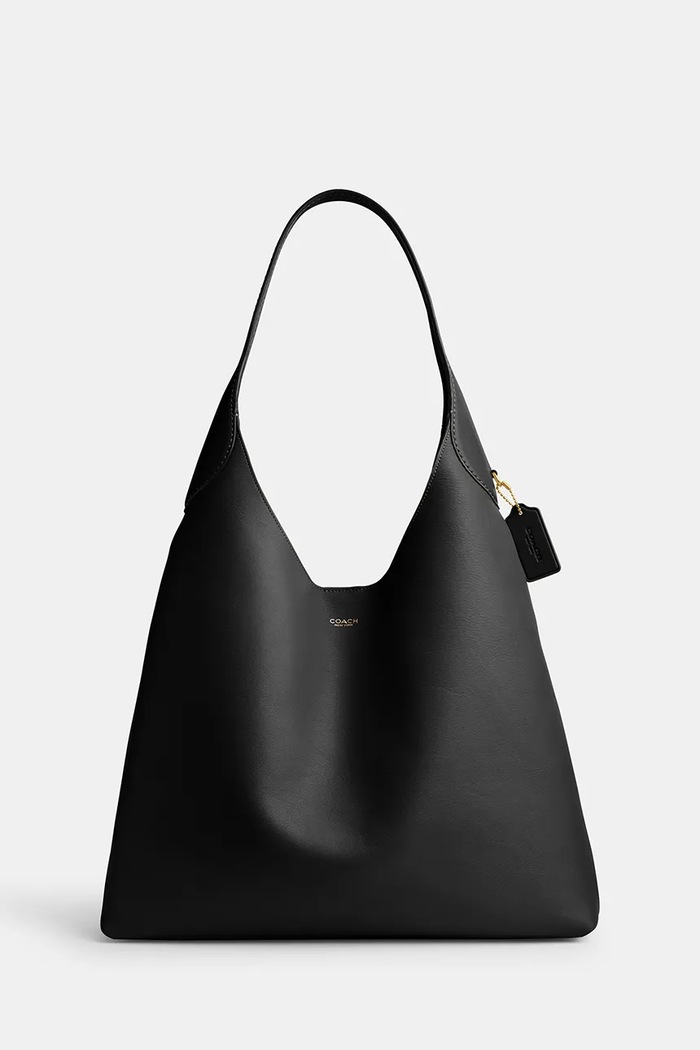 Coach torebka skórzana Brooklyn Shoulder Bag 39 skóra licowa czarny CU044