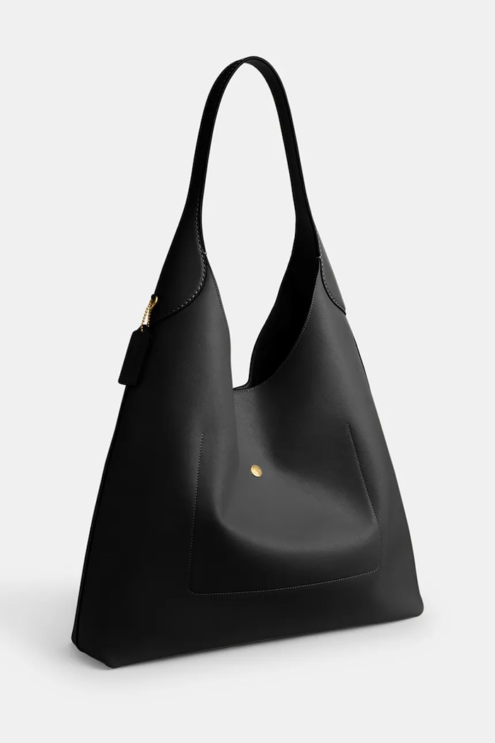 Doplnky Kožená kabelka Coach Brooklyn Shoulder Bag 39 CU044 čierna