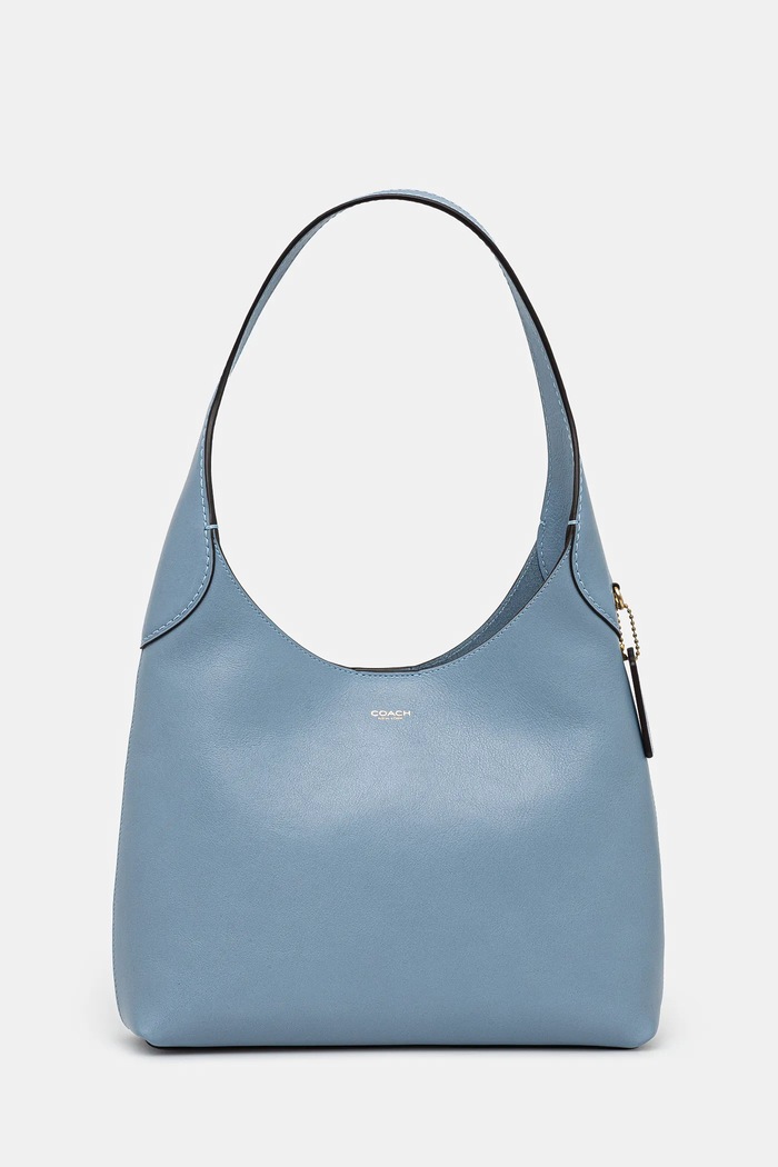 Coach geantă de piele Brooklyn Shoulder Bag 28 uni albastru CU068
