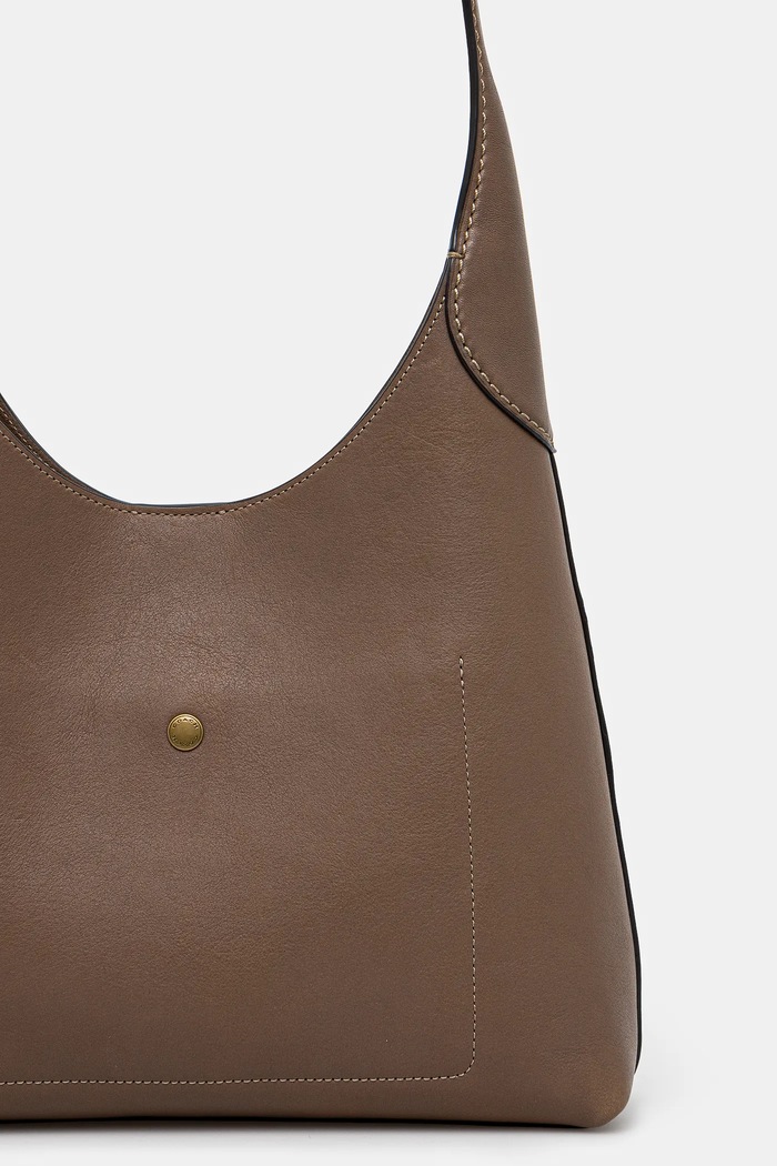 Doplňky Kožená kabelka Coach Brooklyn Shoulder Bag 28 CU068 hnědá