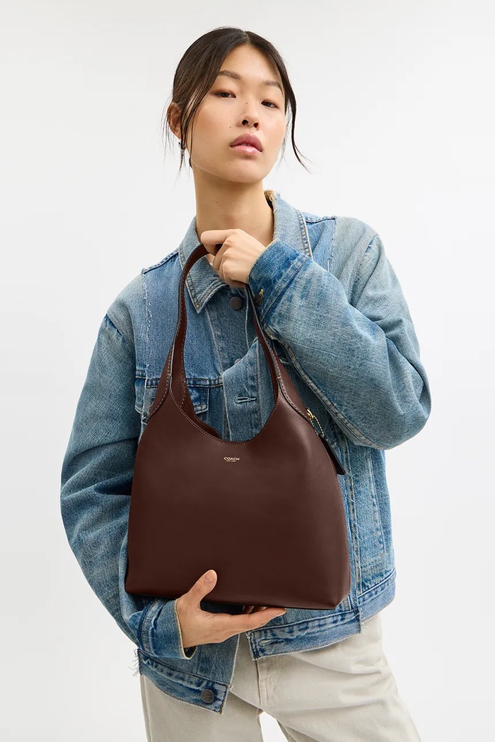 Шкіряна сумочка Coach Brooklyn Shoulder Bag 28 CU068
