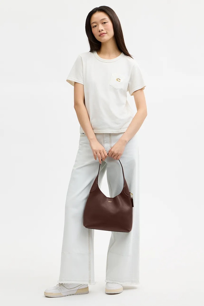 Шкіряна сумочка Coach Brooklyn Shoulder Bag 28 CU068