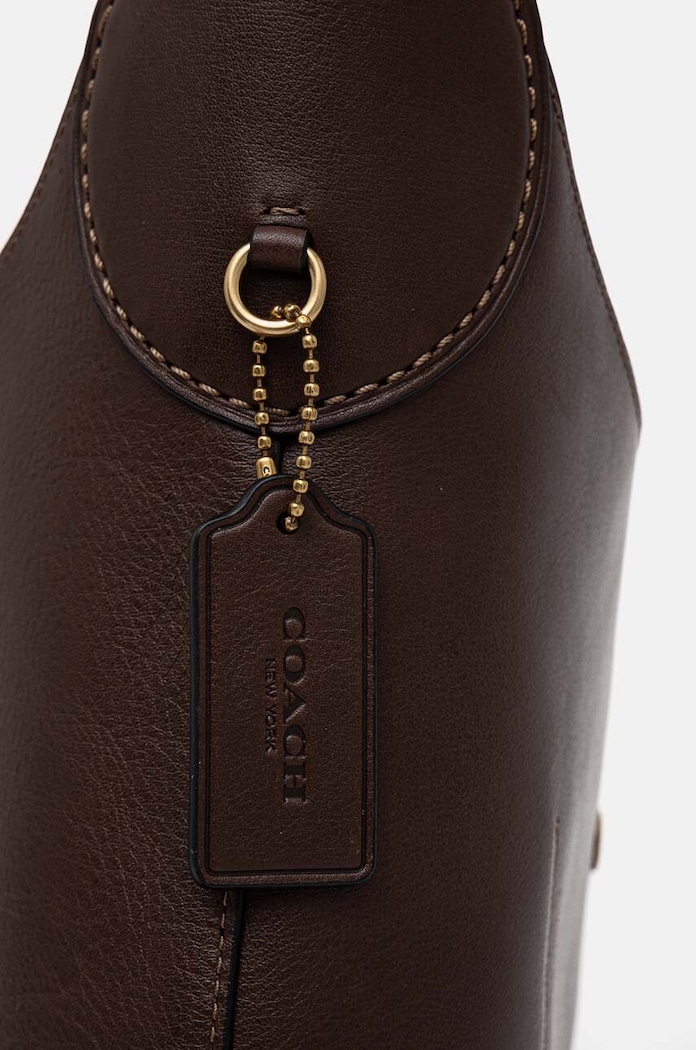 Аксесуари Шкіряна сумочка Coach Brooklyn Shoulder Bag 28 CU068 коричневий