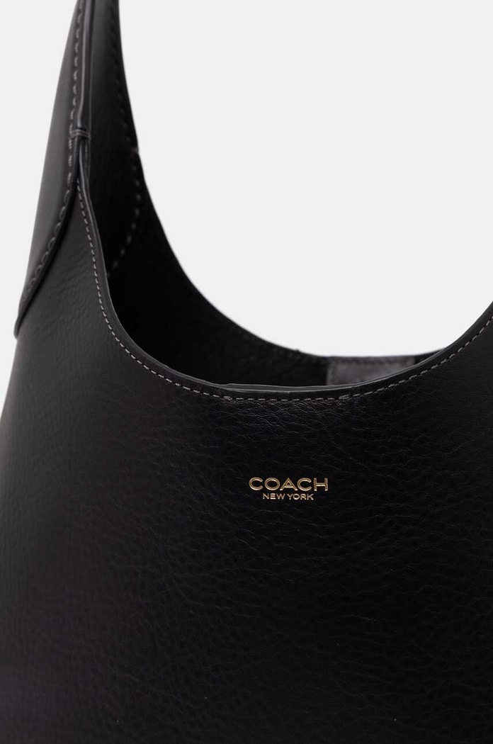 Doplňky Kožená kabelka Coach Brooklyn Shoulder Bag 28 CU068 černá