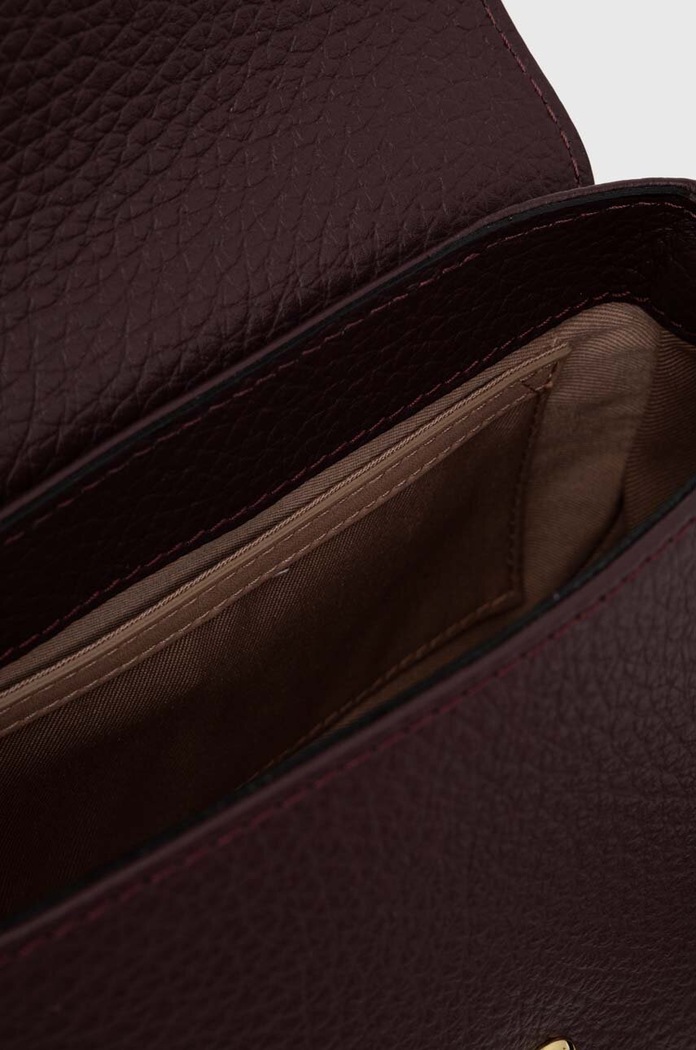 Kožená kabelka Gianni Chiarini CHIARA BS.10940.TKL fialová