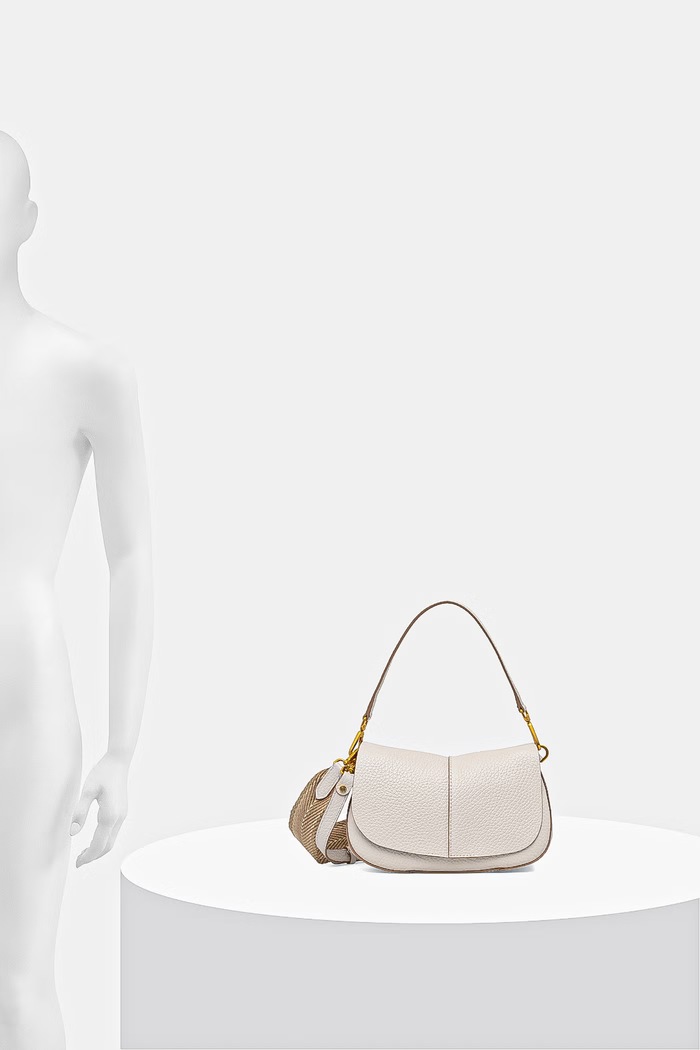 Gianni Chiarini crossbody torbica ženska usnjena HELENA ROUND BS.11088.TKL