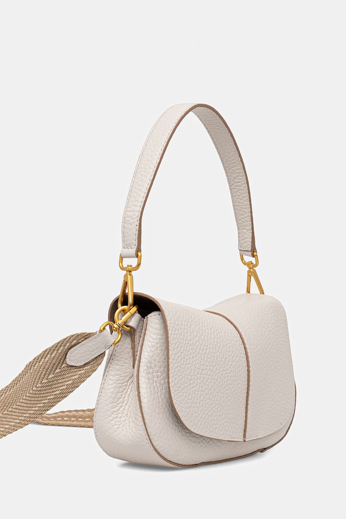 Gianni Chiarini crossbody torbica ženska usnjena HELENA ROUND BS.11088.TKL bež SS26