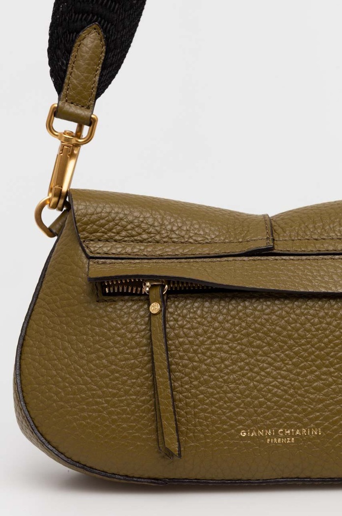 Kiegészítők Gianni Chiarini keresztpántos táska női bőr HELENA ROUND BS.11088.TKL zöld