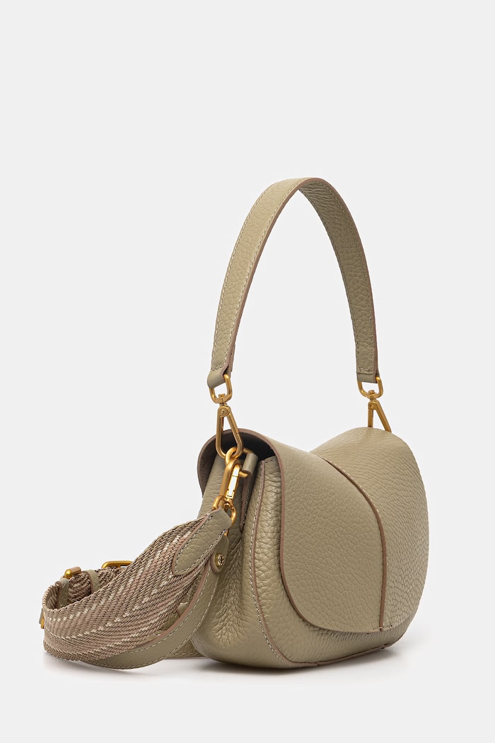Gianni Chiarini crossbody torbica ženska usnjena HELENA ROUND BS.11088.TKL zelena SS26