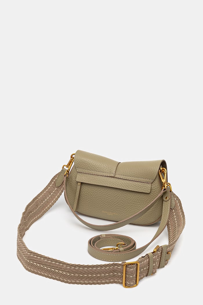 Gianni Chiarini crossbody torbica ženska usnjena HELENA ROUND zelena BS.11088.TKL