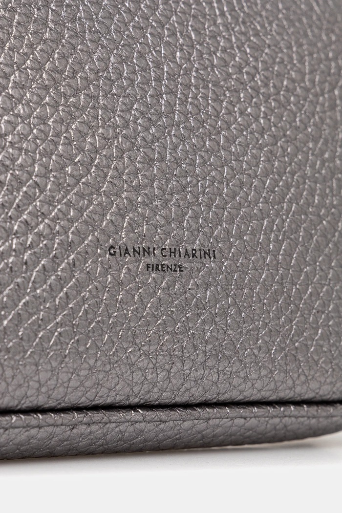 Δερμάτινη τσάντα Gianni Chiarini BROOKE ασημί BS.8750.TKL