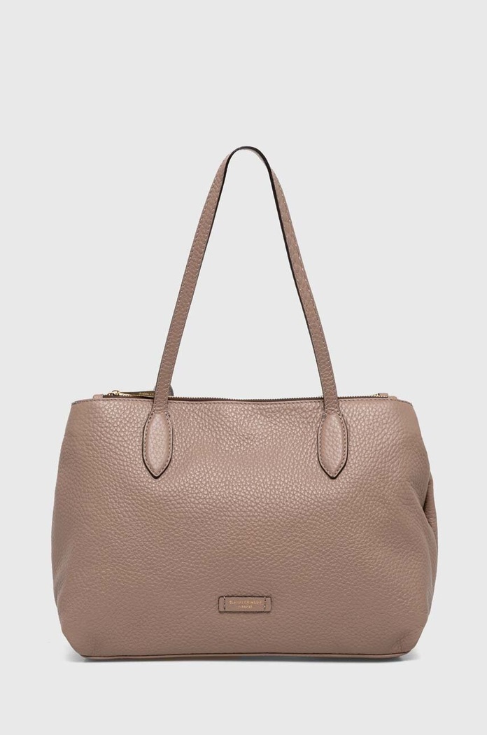 Kožená kabelka Gianni Chiarini MARA přírodní kůže hnědá BS.10750.TKL