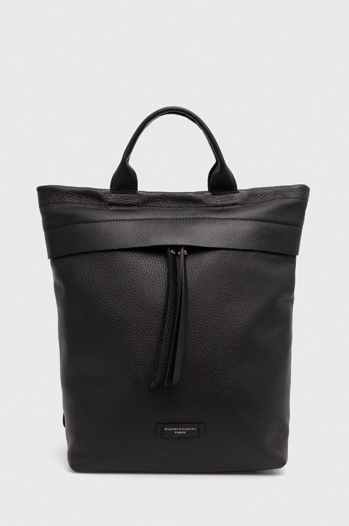 Gianni Chiarini plecak skórzany ANDREA skóra licowa czarny ZN.10986.GRN