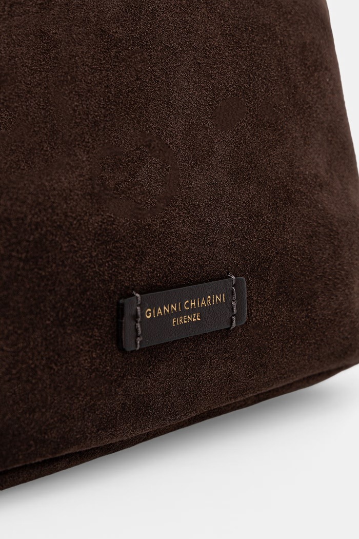 Gianni Chiarini crossbody kabelka dámská semišová NORA POUCH hnědá BS.10225.CM.PL