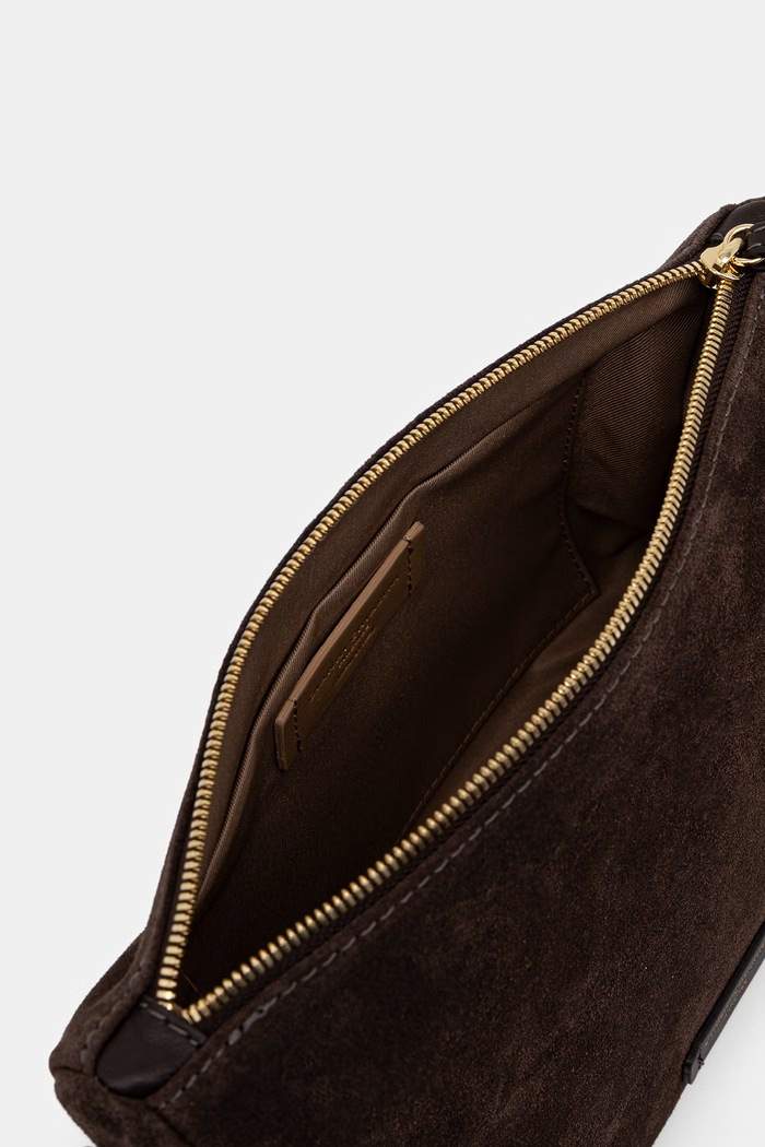 Gianni Chiarini crossbody kabelka dámská semišová NORA POUCH BS.10225.CM.PL hnědá