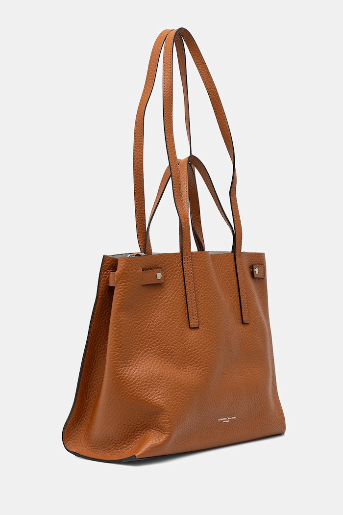 Kožna torba Gianni Chiarini ALTEA BS.10967.RNGDBL smeđa SS25