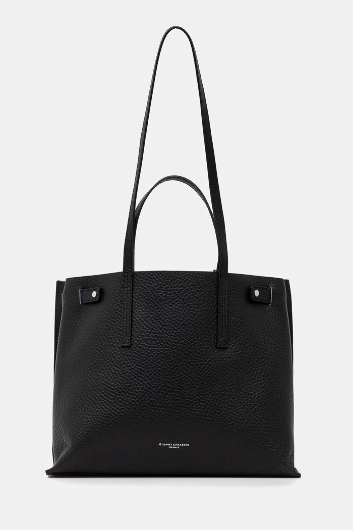 Gianni Chiarini Torebka skórzana ALTEA czarny BS.10967.RNGDBL