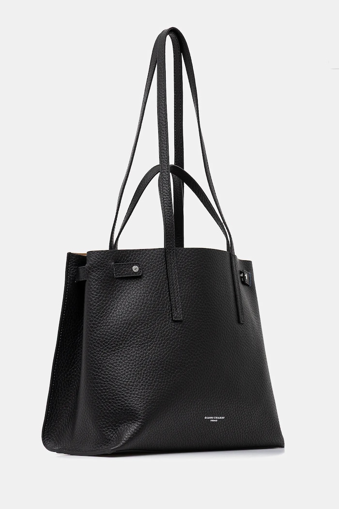 Gianni Chiarini Torebka skórzana ALTEA BS.10967.RNGDBL czarny SS25