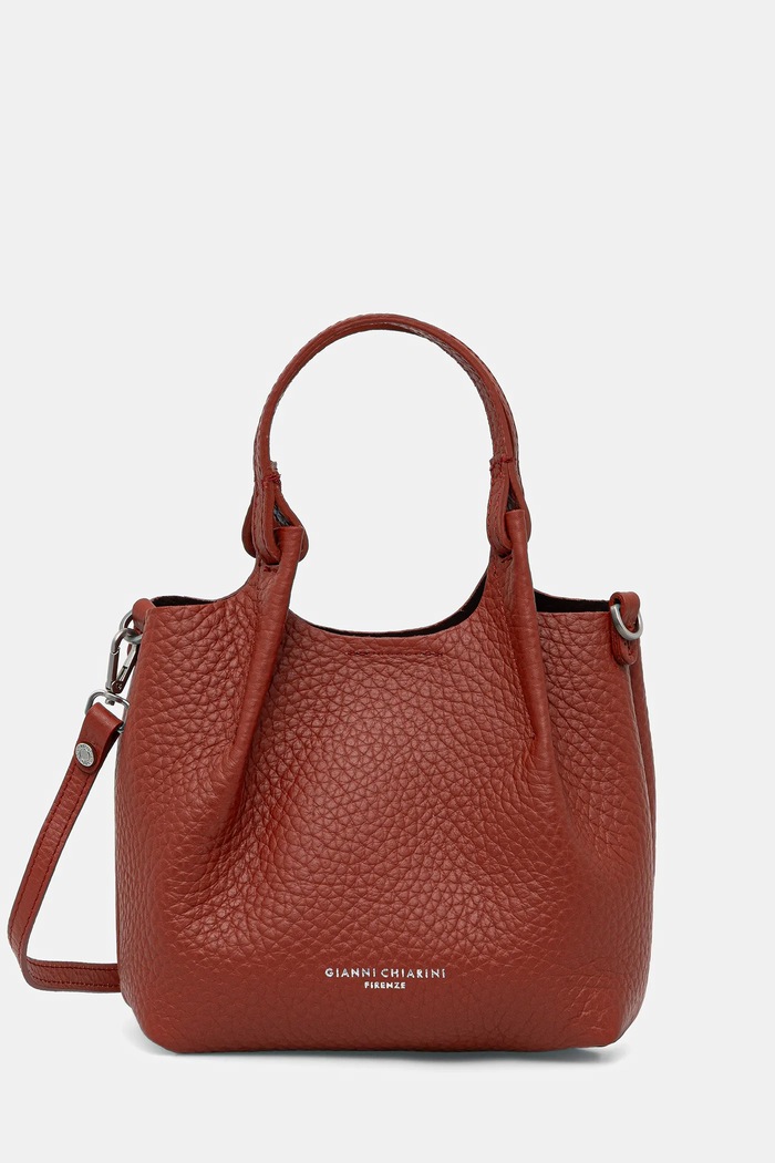 Gianni Chiarini torebka skórzana DUA skóra licowa czerwony BS.9718.RNGDBL