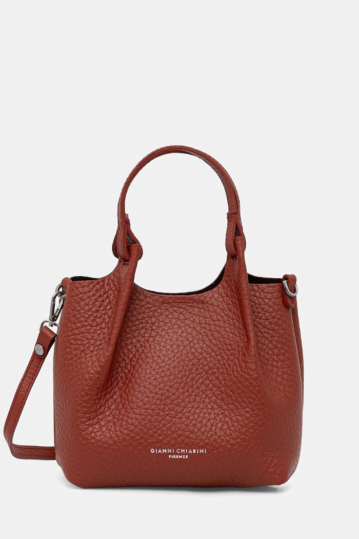 Gianni Chiarini torebka skórzana DUA skóra licowa czerwony BS.9718.RNGDBL