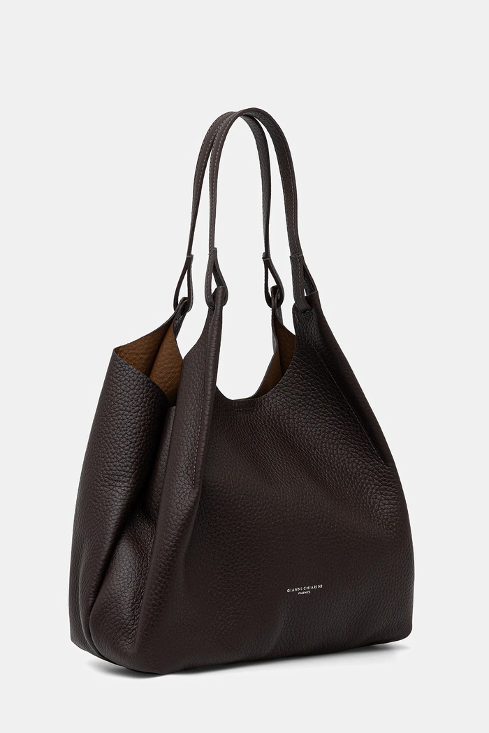 Gianni Chiarini Geantă de piele DUA BS.9720.RNGDBL maro AW25