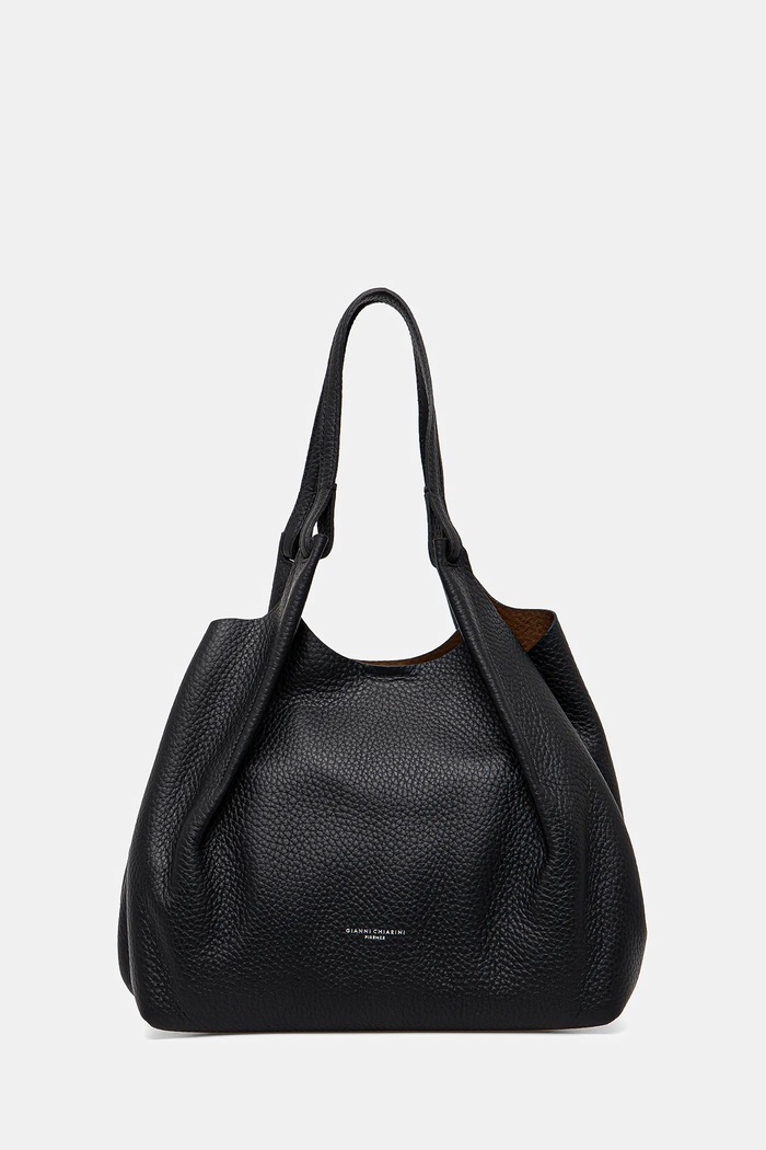Gianni Chiarini torebka skórzana DUA skóra licowa czarny BS.9720.RNGDBL