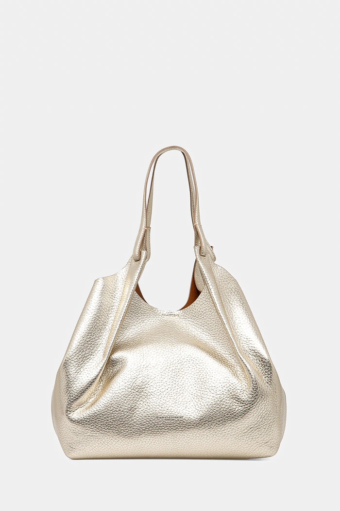 Gianni Chiarini Torebka skórzana DUA złoty BS.9720.RNGDBL