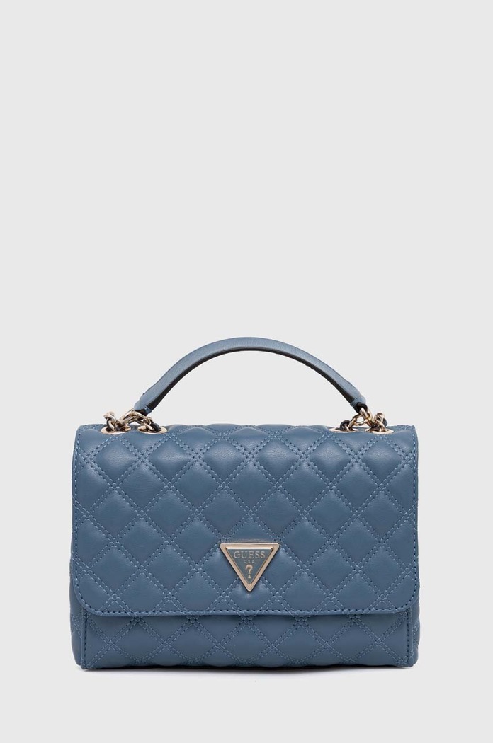 Guess torebka GIULLY nie mieści A4 niebieski HWQG87.48200