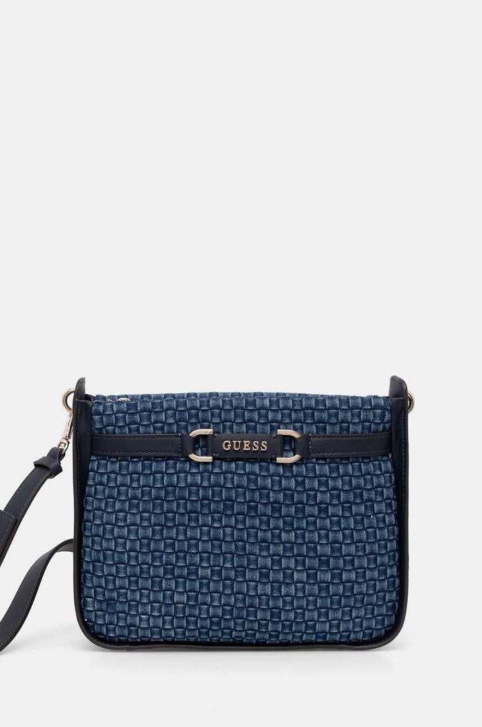 Τσάντα Guess MAJKA υφασμάτινο σκούρο μπλε HWWD93.26020