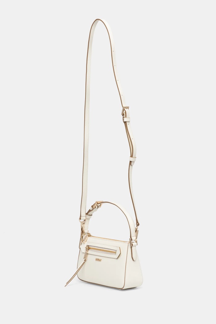 Kožená kabelka Dkny R42HKE18 béžová AW25